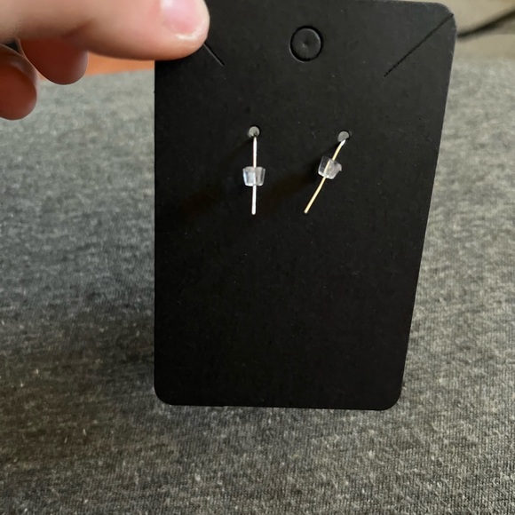 Silver cats in the moon earrings - Picture 2 of 2